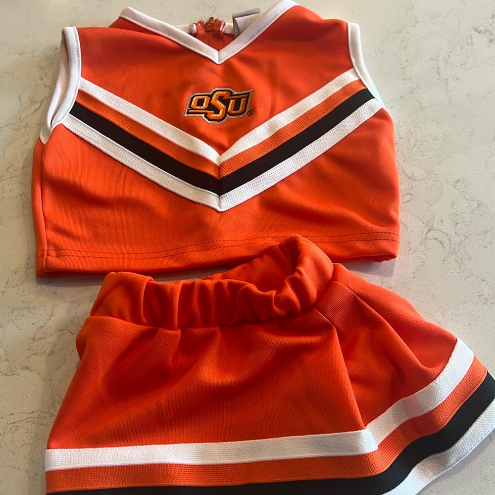 OSU Cheerleader Skirt and Top 12 months